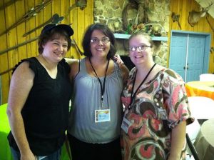 Three moms with arms around each other - Lisa Wendy Donna